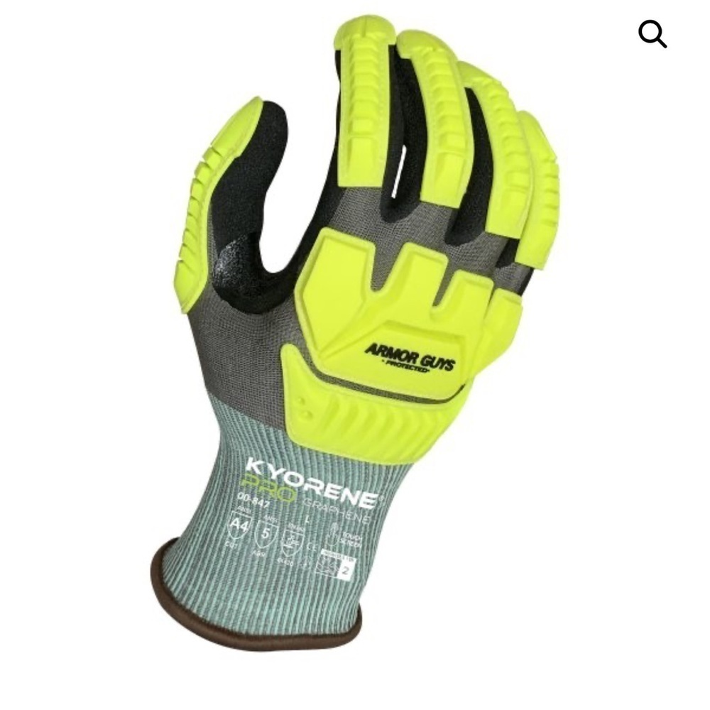NEW Kyorene Pro Protective Work Gloves – Impact Protection Nitrile Palm Gloves L